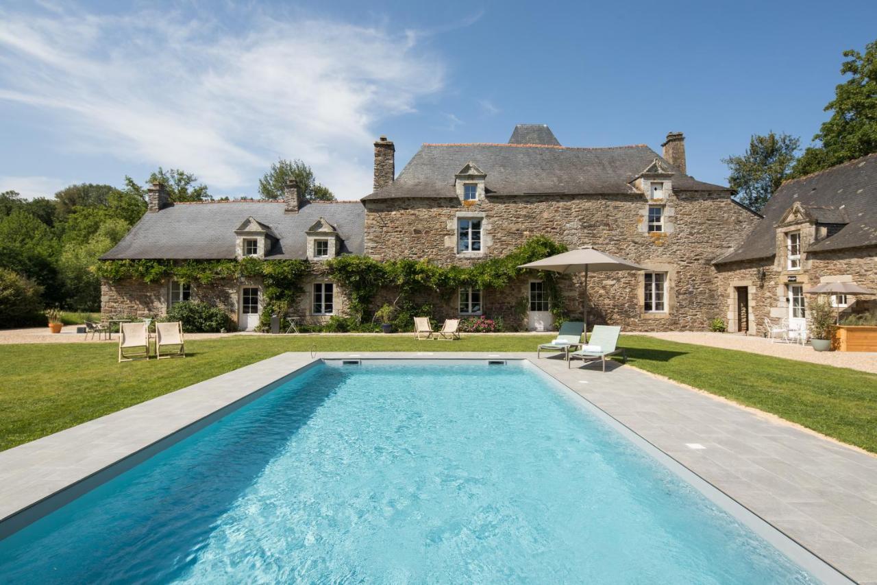 Manoir Du Vau D Arz Gites Et Chambres D Hotes Avec Piscine Malansac Kültér fotó