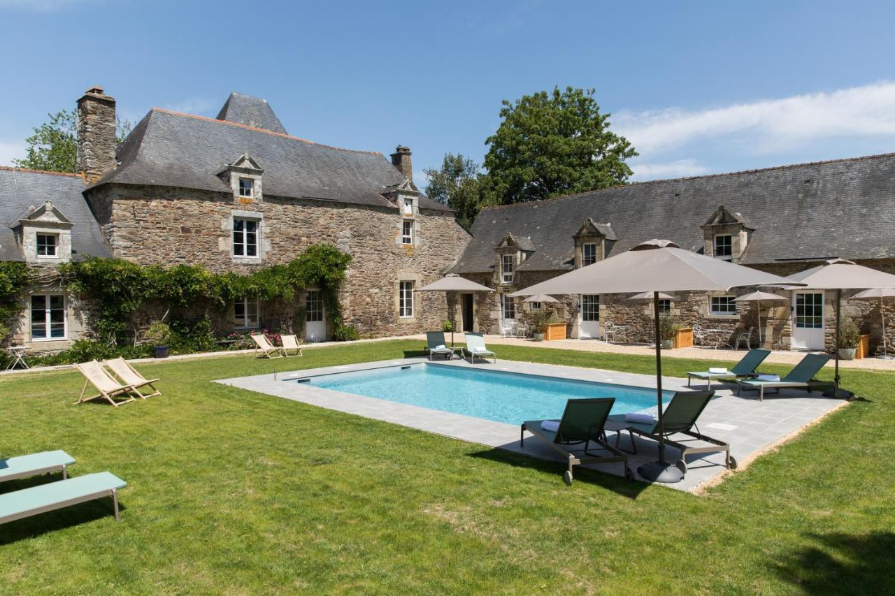 Manoir Du Vau D Arz Gites Et Chambres D Hotes Avec Piscine Malansac Kültér fotó